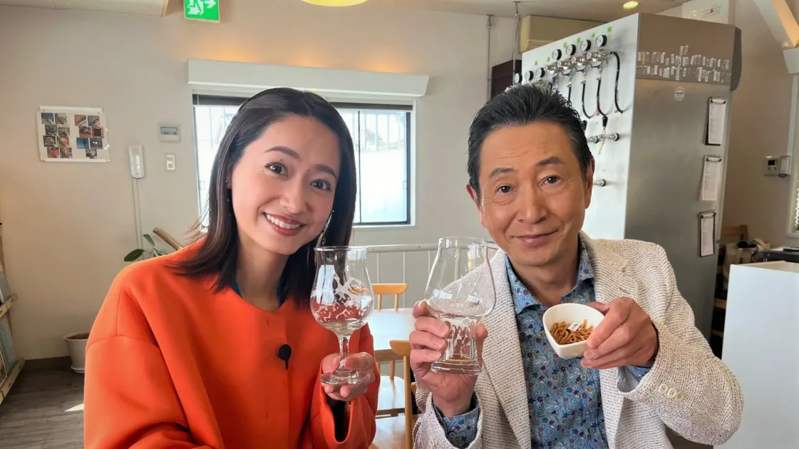 吉野の桜で作ったビールに三輪素麺のスナック！春の奈良呑んで食べて