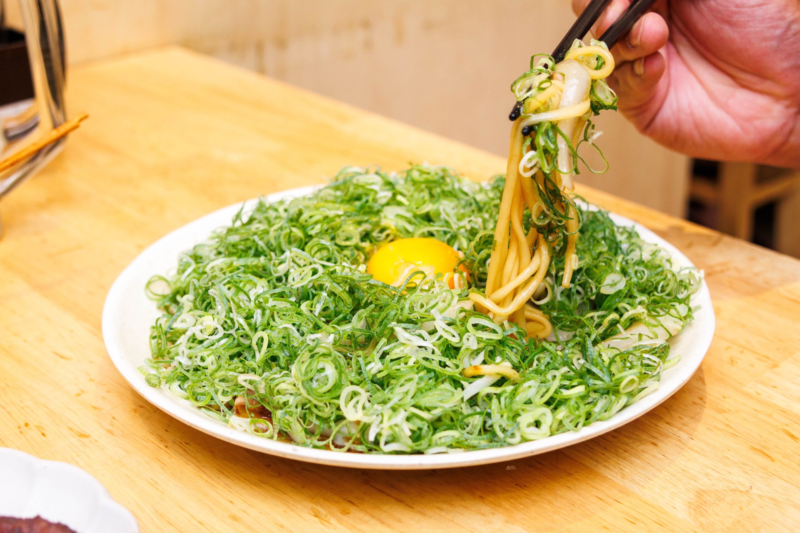 ねぎ焼きそば528円
