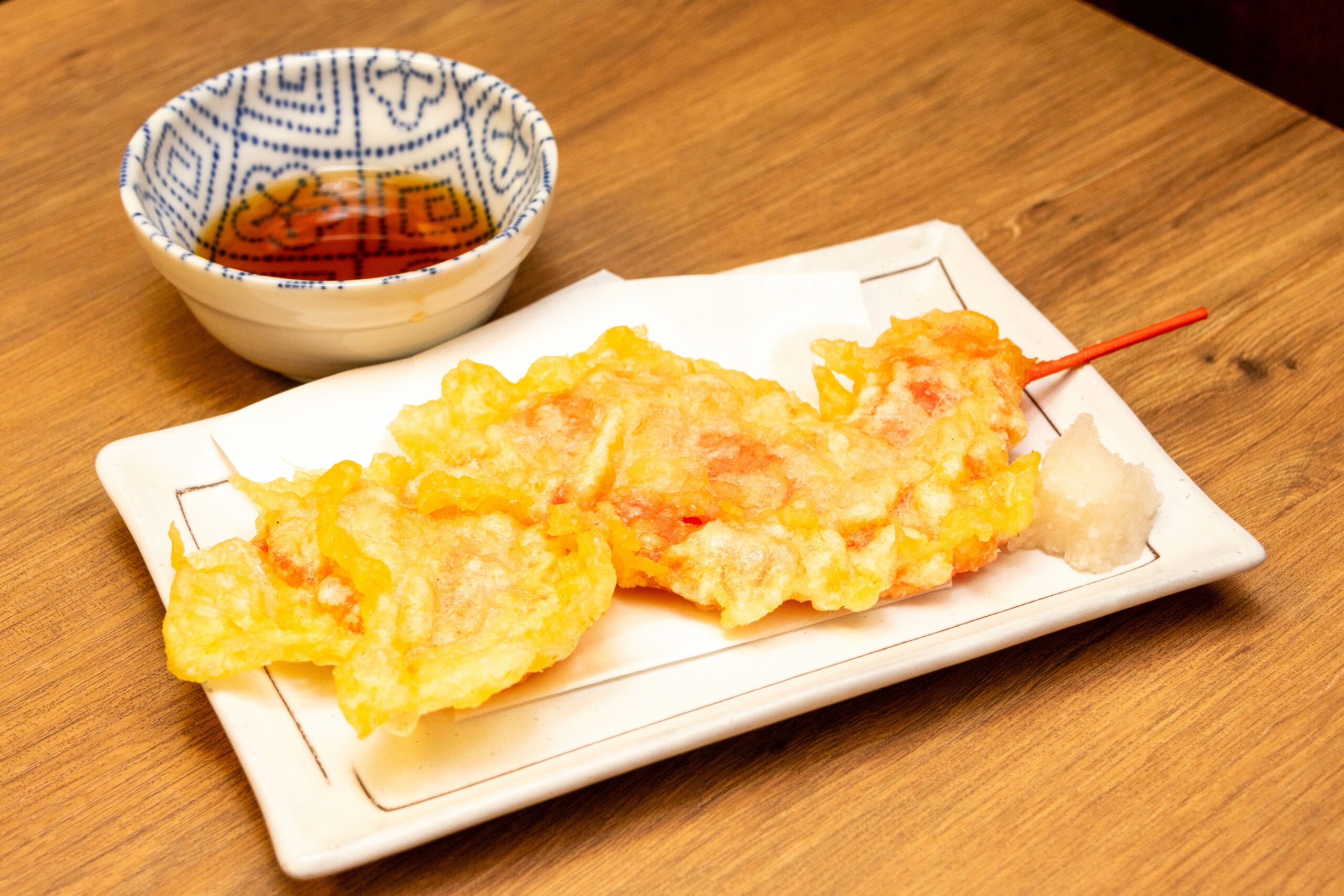 紅生姜天ぷら串（1本）250円